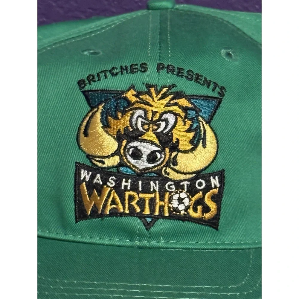 Vintage Washington Warthogs Hat CISL Defunct Soccer Team New Without Tags Rare